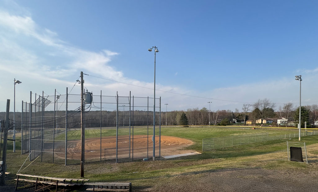 View of one of the ball fields at Drifton Fields